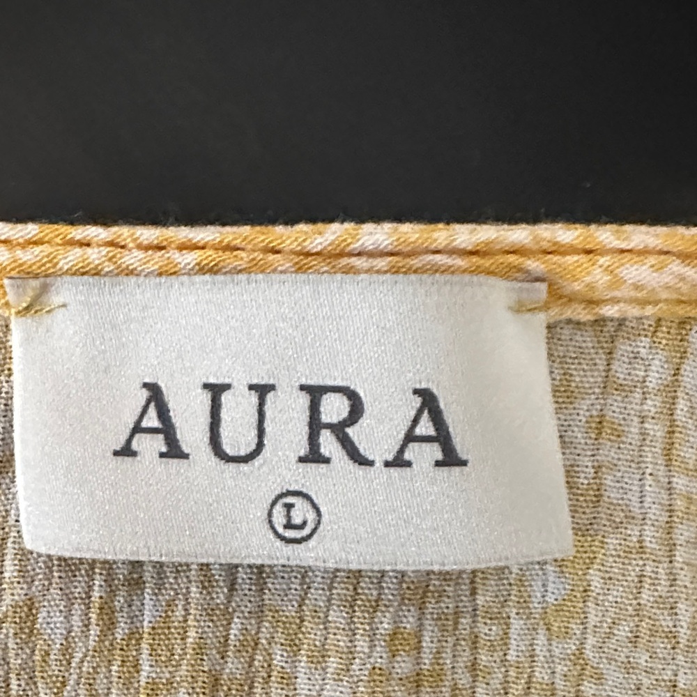 Aura Light Yellow V-Neck Maxi Dress - Picture 4 of 4